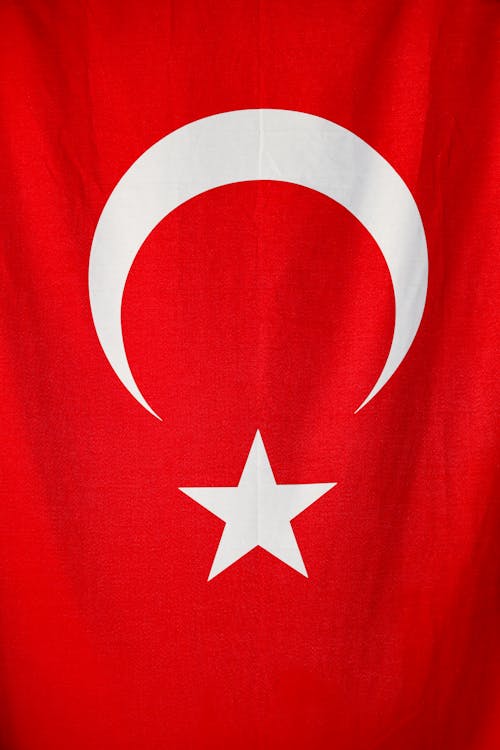 Full Frame of a Turkish Flag