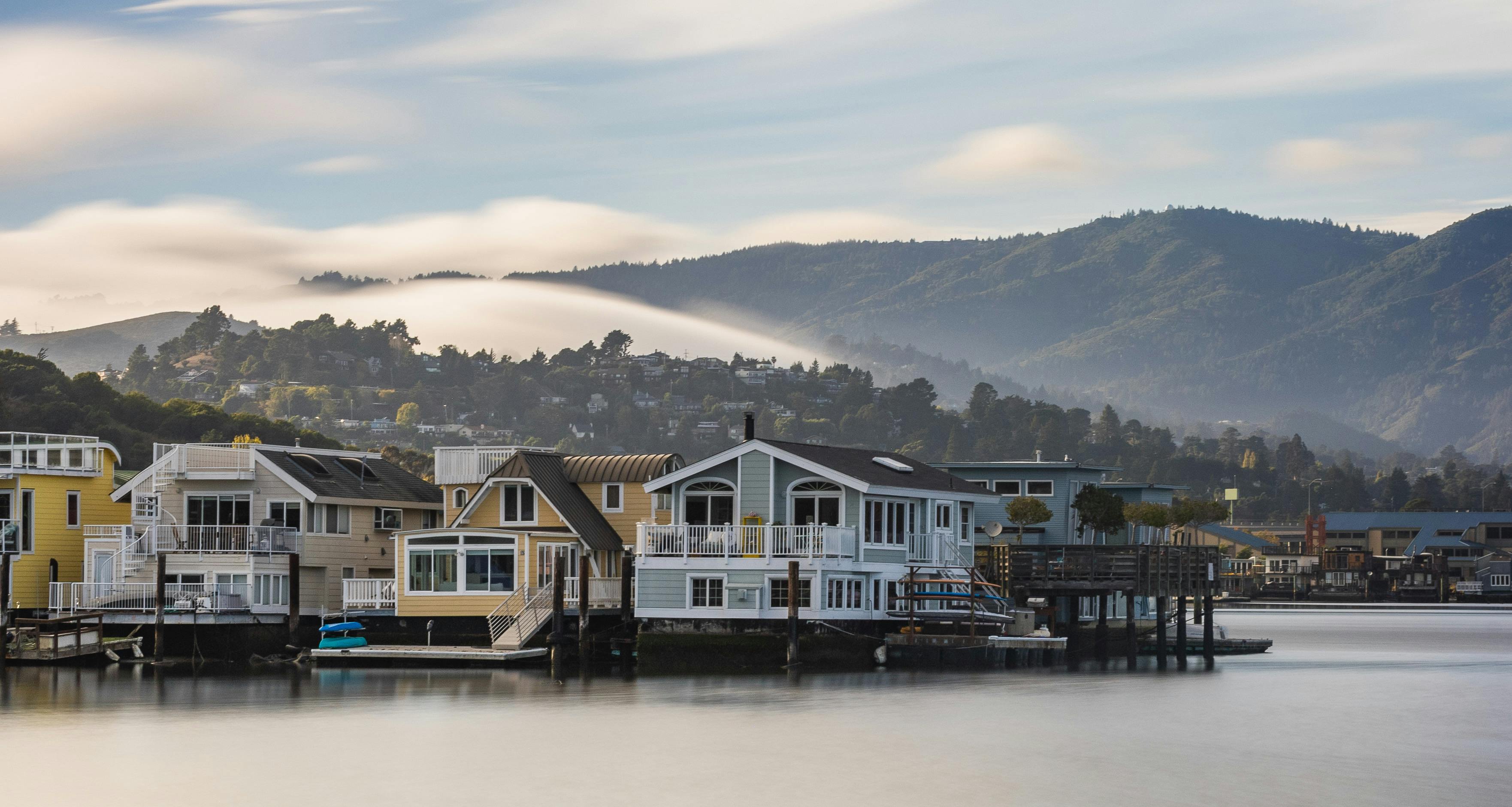 Floating Houses in Sausalito, USA · Free Stock Photo