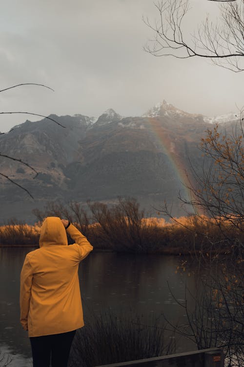 Foto stok gratis danau, glenorchy, hujan