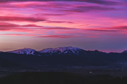 Scenic View Of Mountain During Dawn