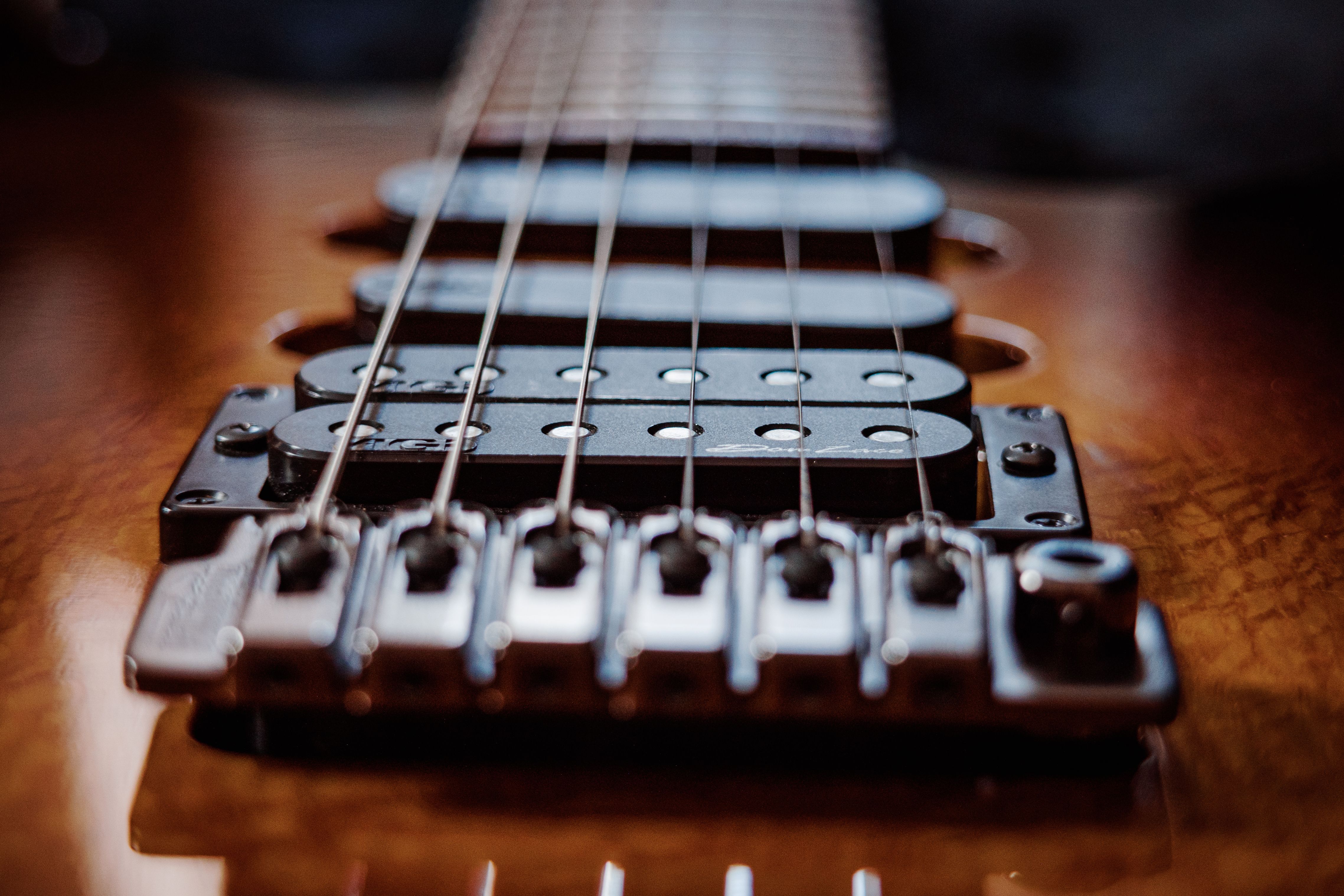 Sunshine single artwork — electric guitar strings close-up