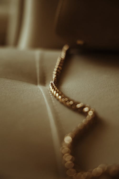 Gratis lagerfoto af guld, halskæde, kæde