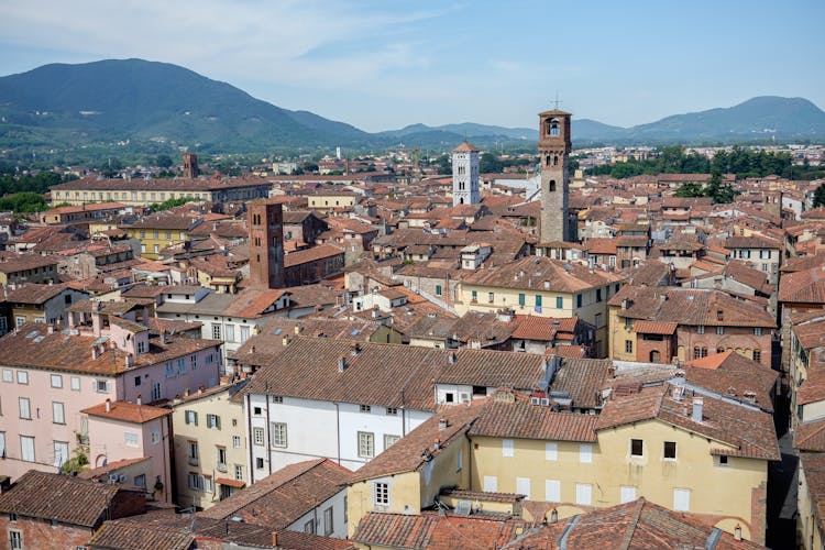 Cityscape Of Lucca, Tuscany, Italy