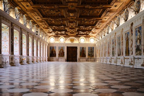 Foto stok gratis aula, bagian dalam, istana