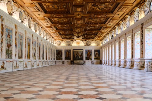 Paintings in Hall in Palace