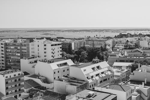 Kostenloses Stock Foto zu apartments, drohne erschossen, gebäude