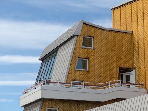 Foto profissional grátis de aparência, arquitetura contemporânea, balcão