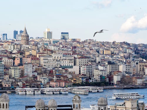 Kostenloses Stock Foto zu drohne erschossen, gebäude, istanbul