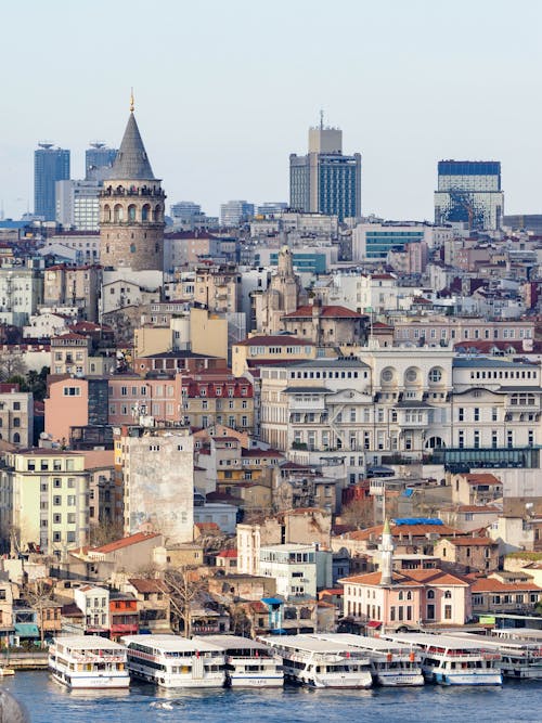 Cityscape of Istanbul with View of the Galata Tower 