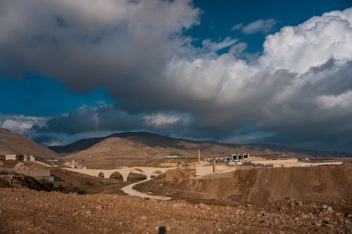 Terrain with Hills and a Brown Soil