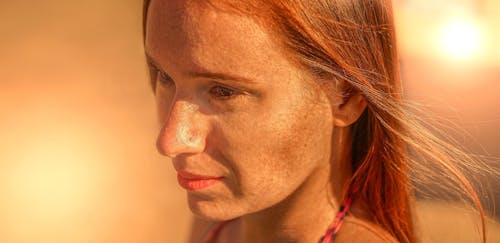 Free stock photo of beautiful woman, freckles, ginger Stock Photo