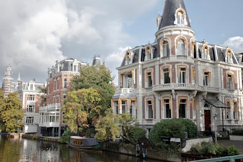 Darmowe zdjęcie z galerii z amsterdam, budynki, dzielnice mieszkalne
