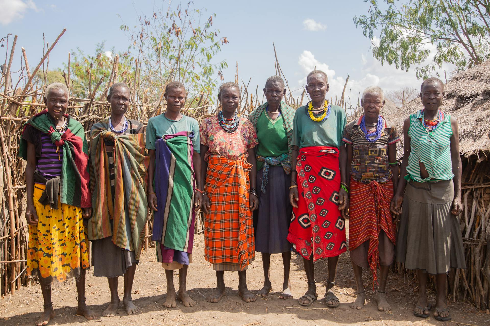 Group of Women from an African Village