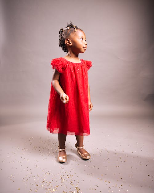 모델, 빨간 드레스, 서 있는의 무료 스톡 사진