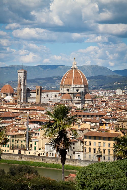 Cityscape of Florence with Cathedral behind