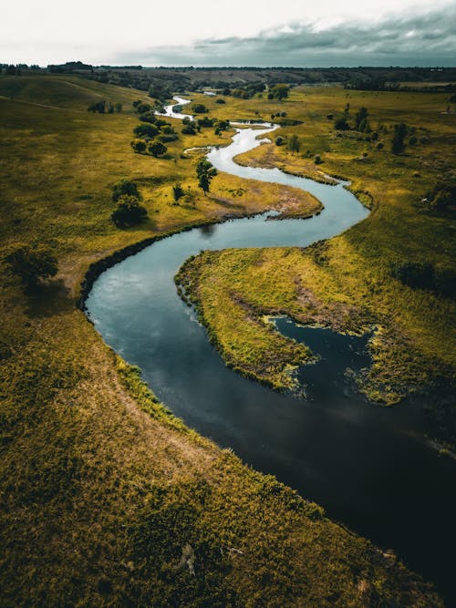 River in Green Countryside