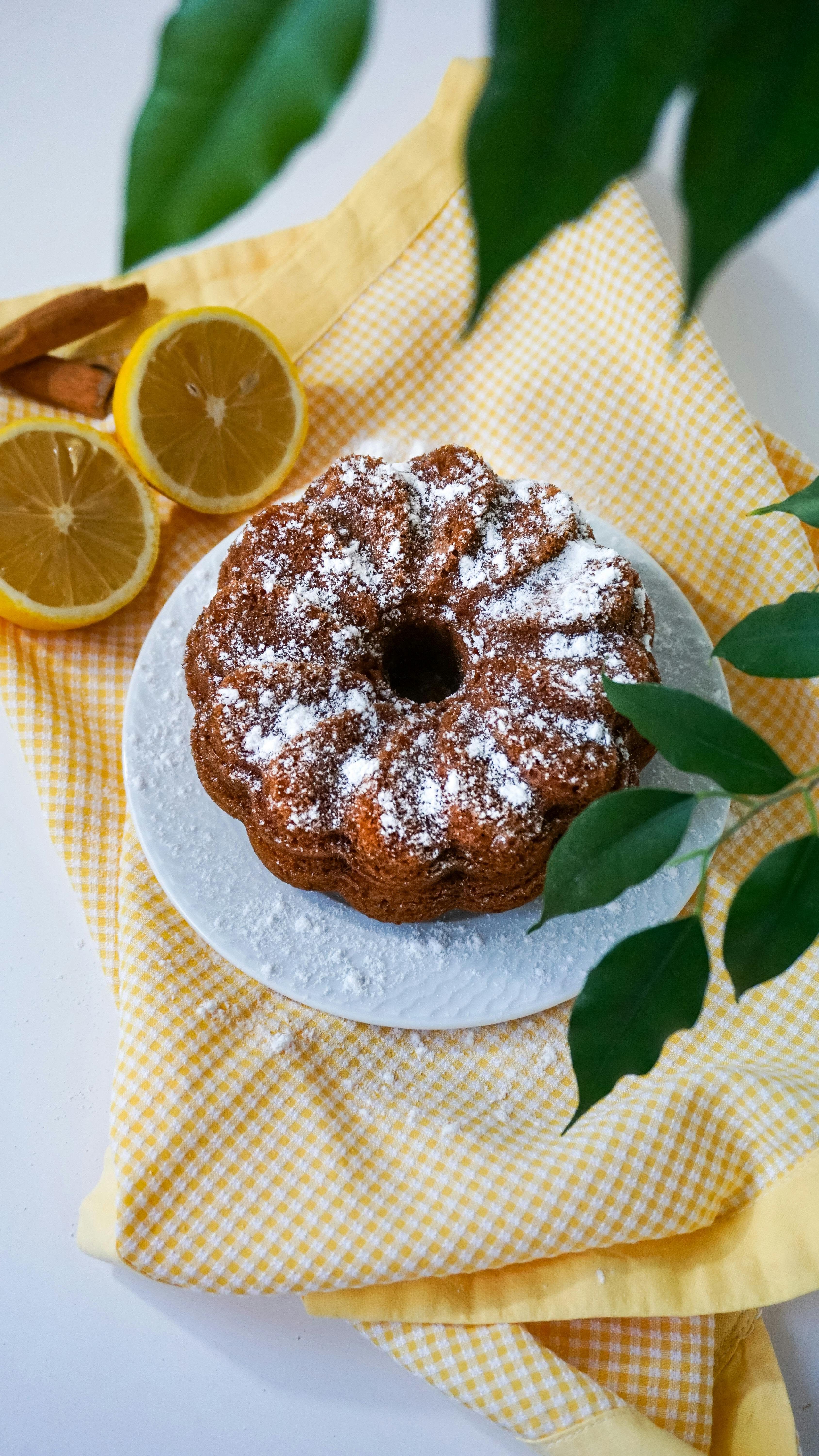 homemade cake on a plate