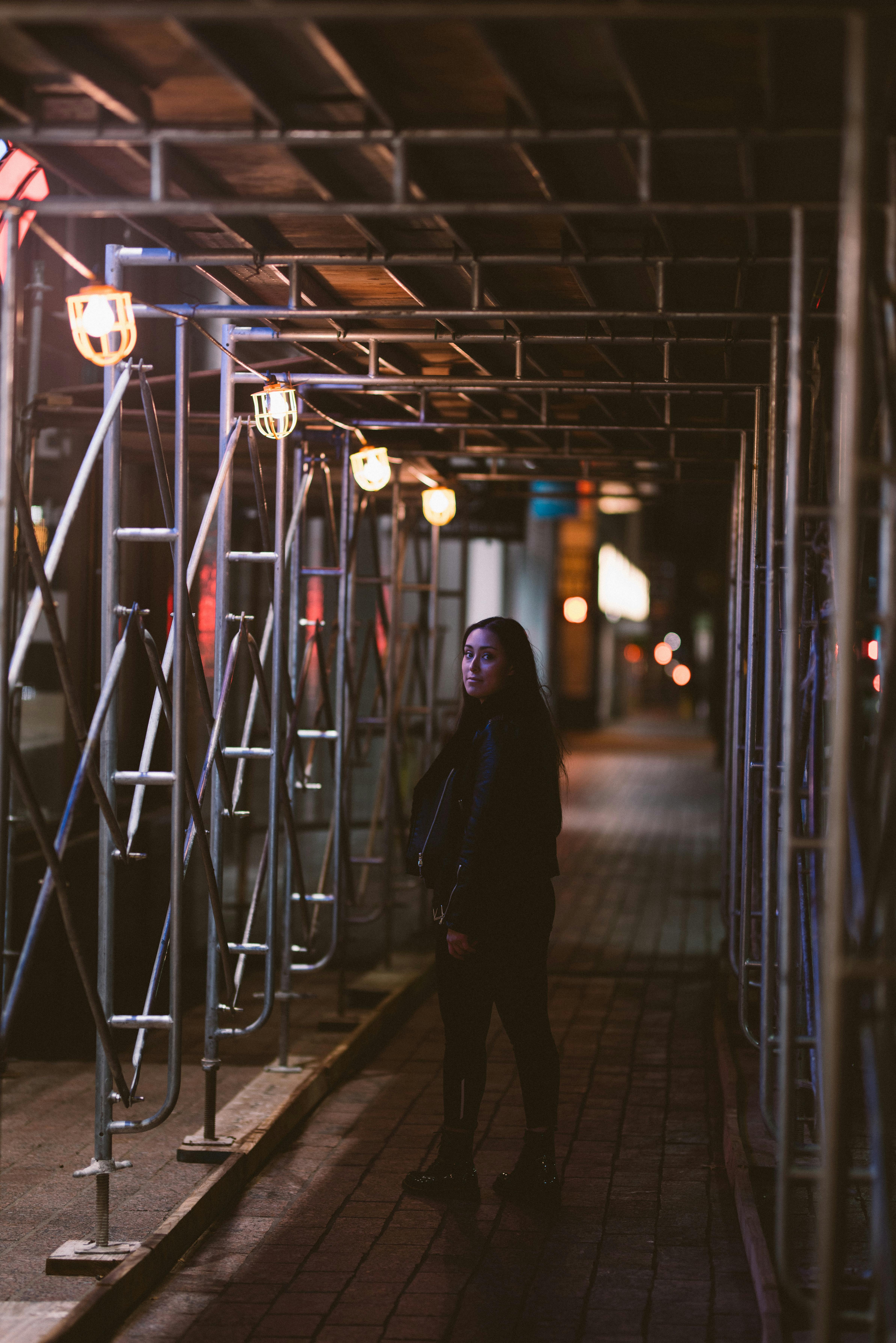 Motion blur of a crowd walking, showing energy and flow