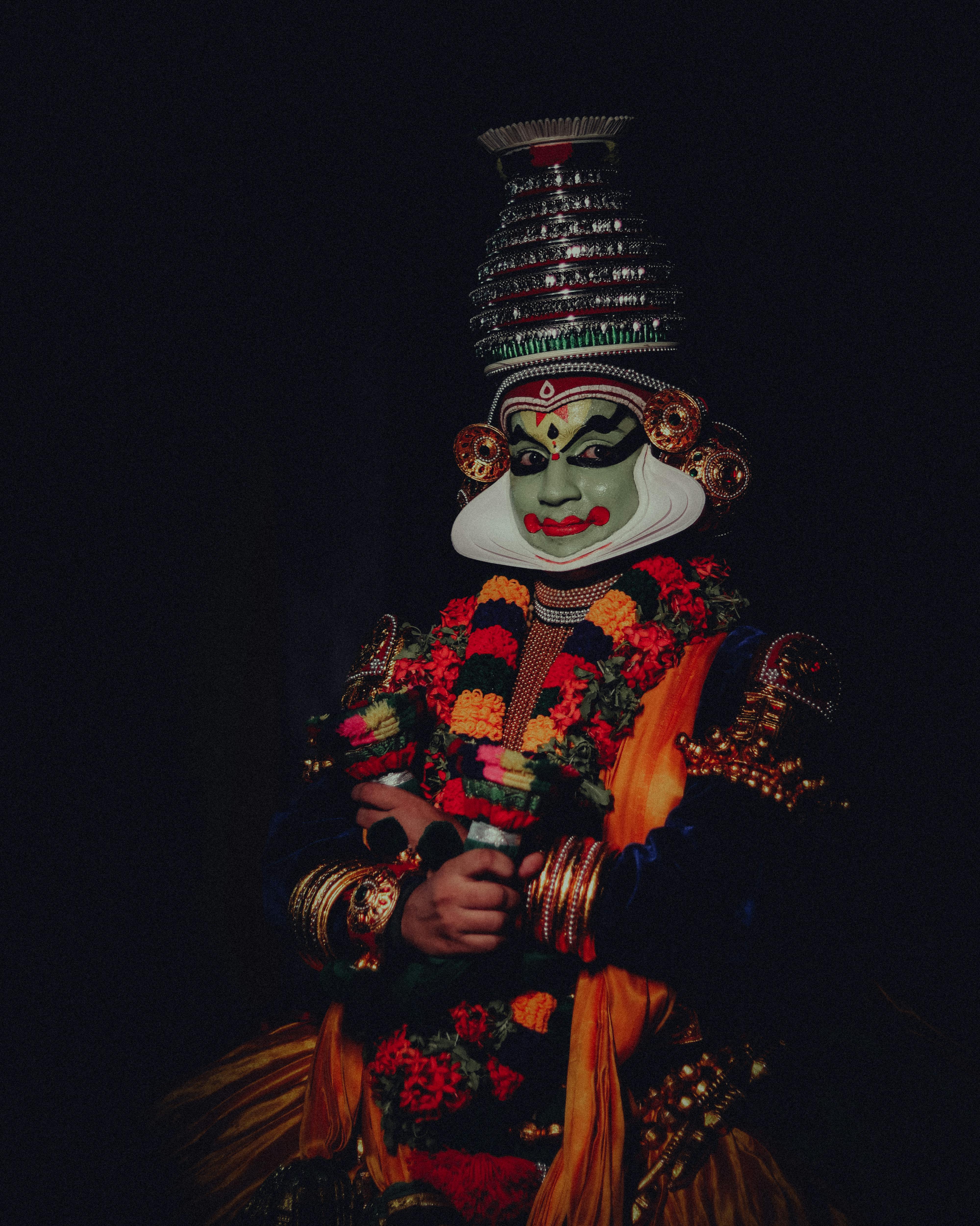 Kathakali highly stylized classical Indian dance-drama | Kathakali face,  Indian classical dance, Indian dance