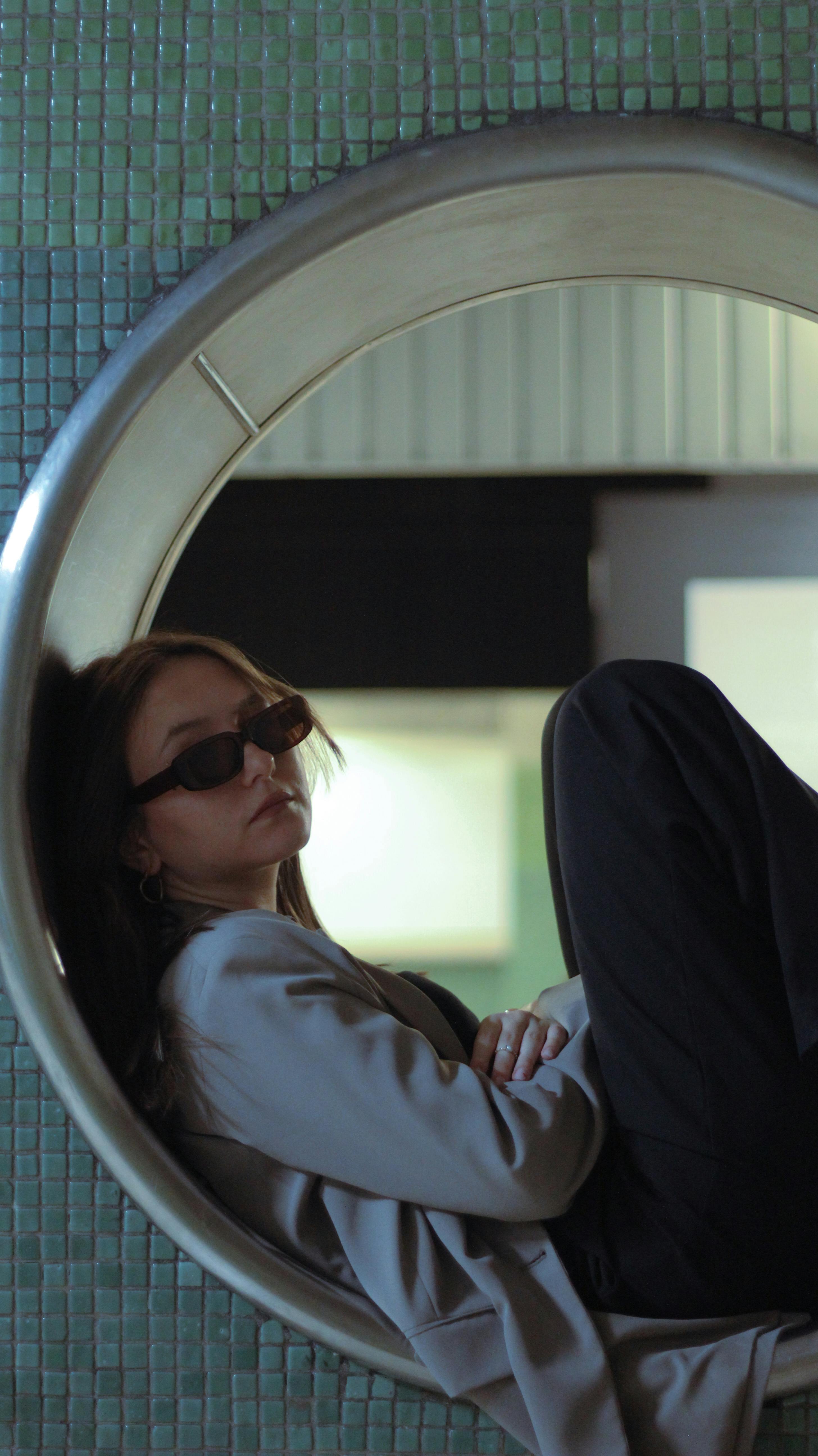 Braless Fashion Model in Robe · Free Stock Photo