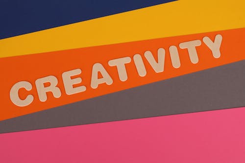Word Creativity on a Colorful Background