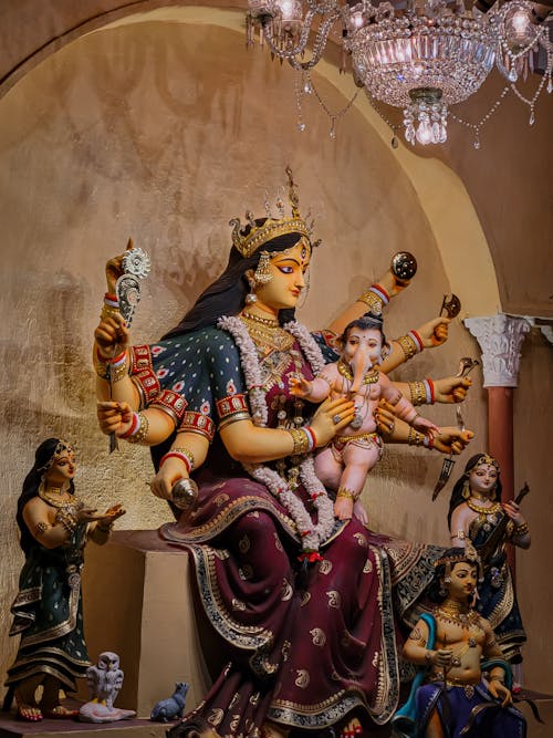 Kostnadsfri bild av andlighet, durga, figur