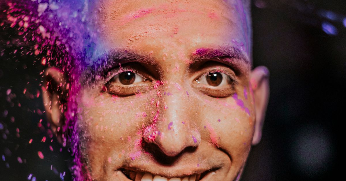 Photo Of Man With Powder On His Face · Free Stock Photo