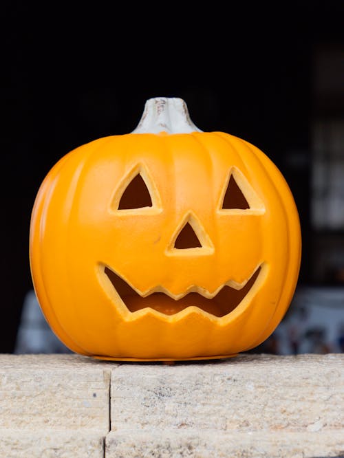 Halloween Pumpkin on Wall