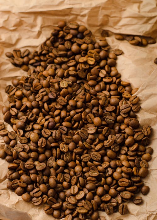 Coffee Beans on Paper
