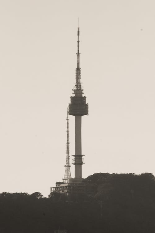 Foto d'estoc gratuïta de arquitectura, blanc i negre, Corea del Sud