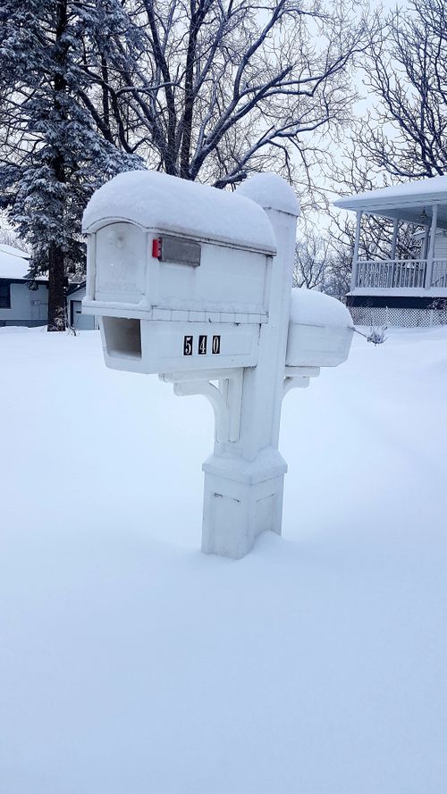 Free stock photo of cold, mailbox, snow Stock Photo