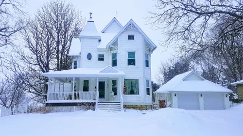 Free stock photo of cold, house, snow Stock Photo