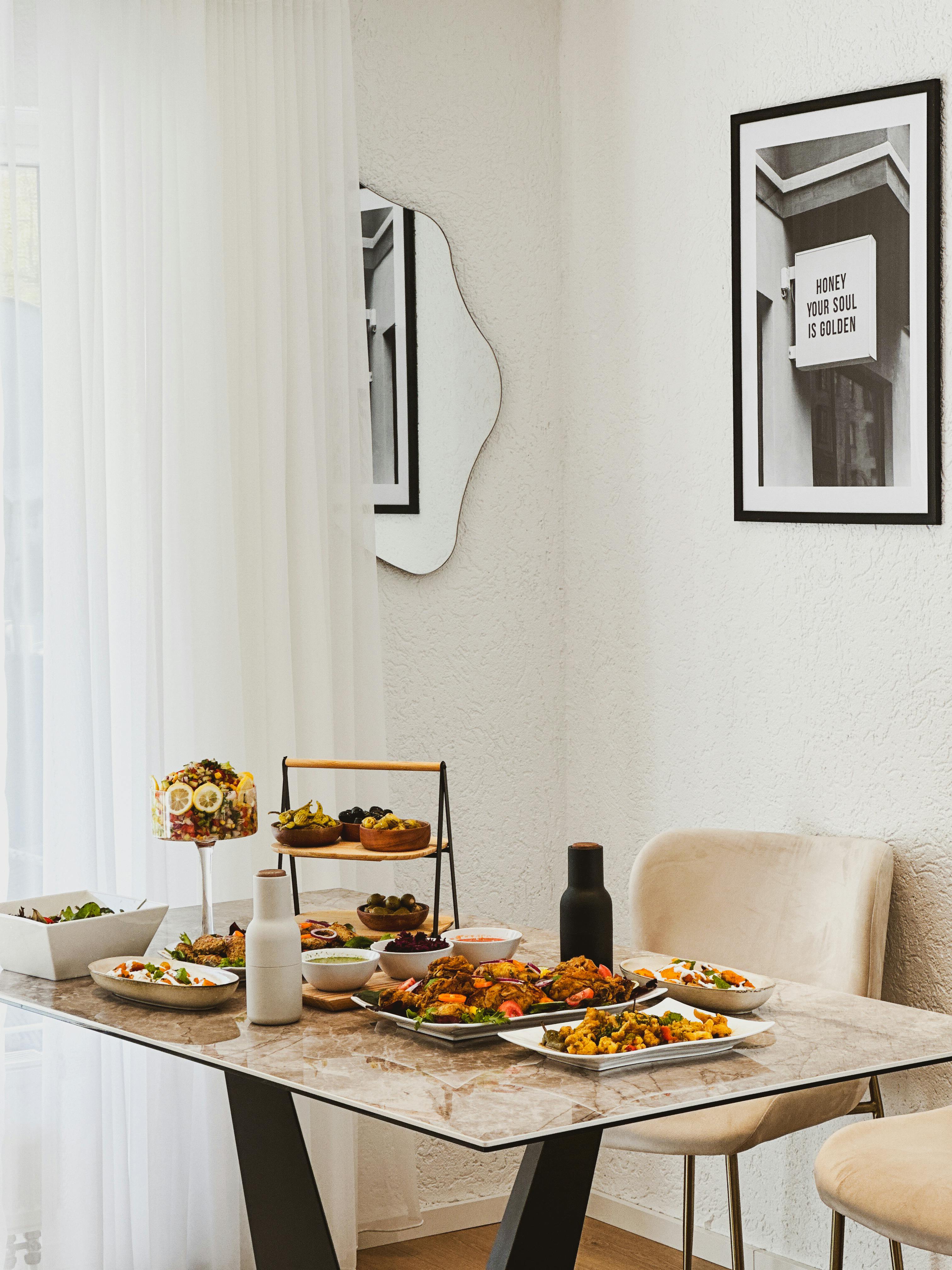 gourmet home entertainment space