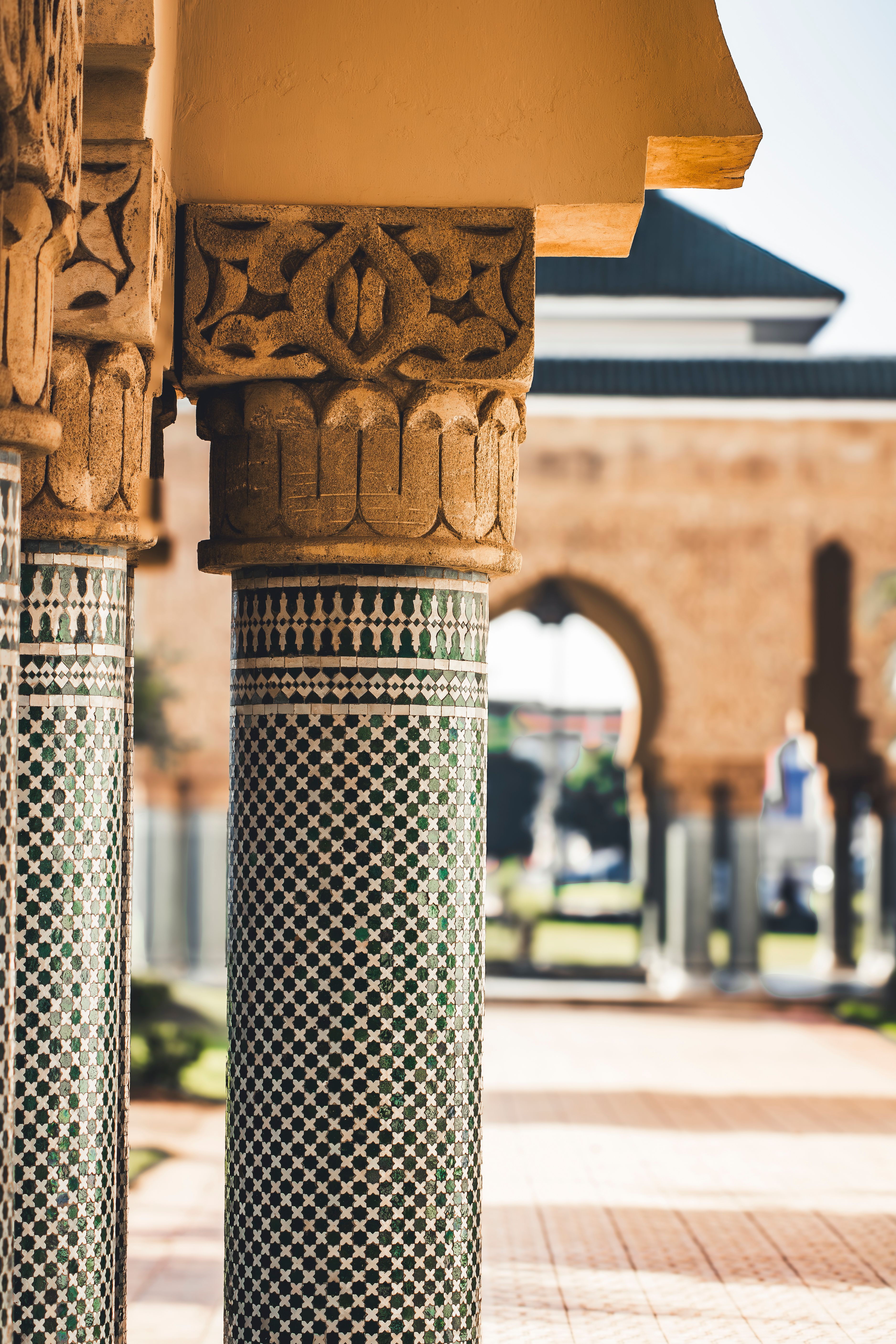 Mosaic on Column · Free Stock Photo