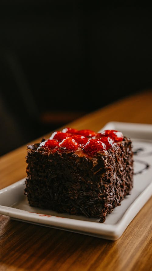 Brownie with Fruit