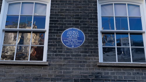 George Frideric Handel - blue plaque