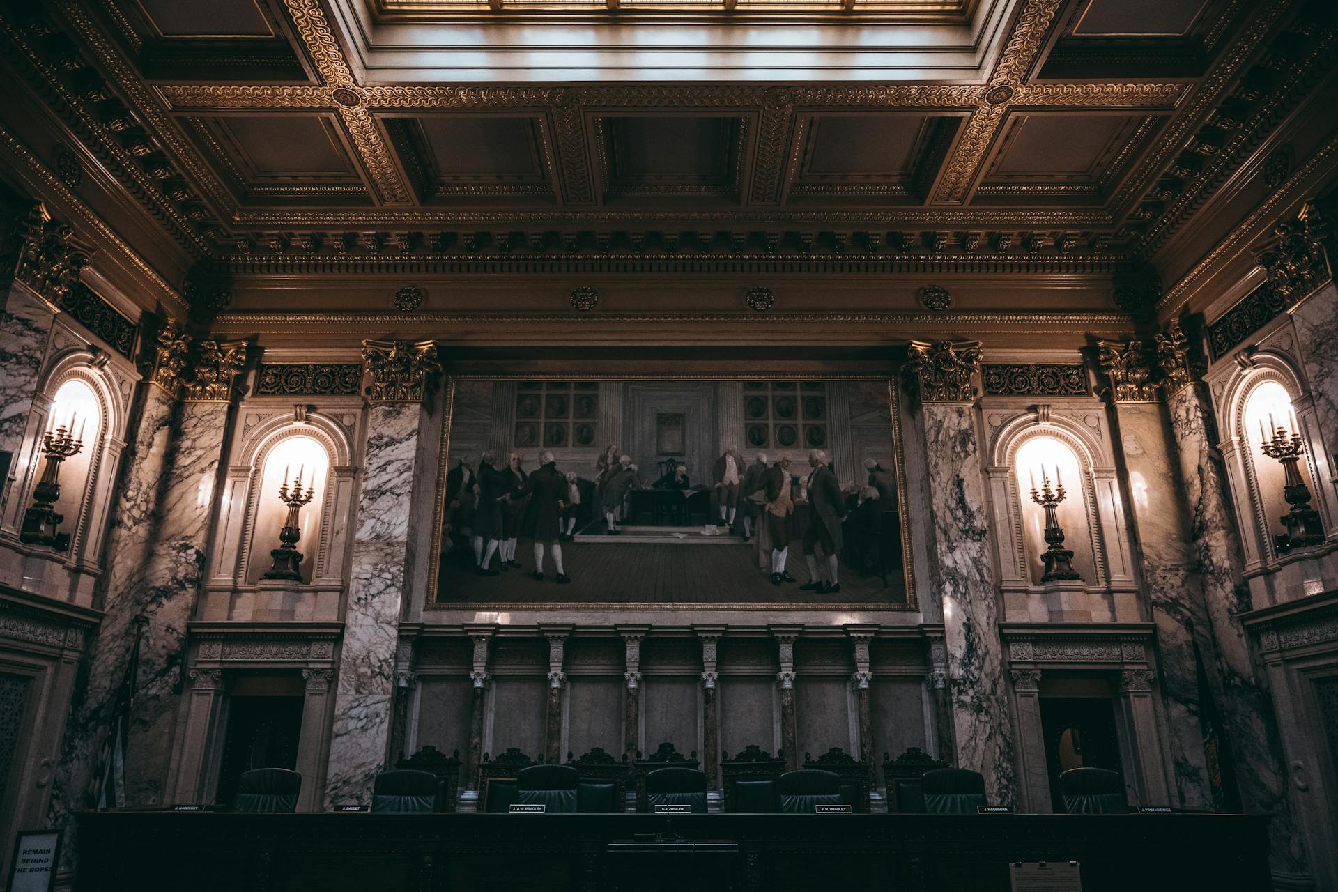 Painting in Wisconsin State Capitol in Madison