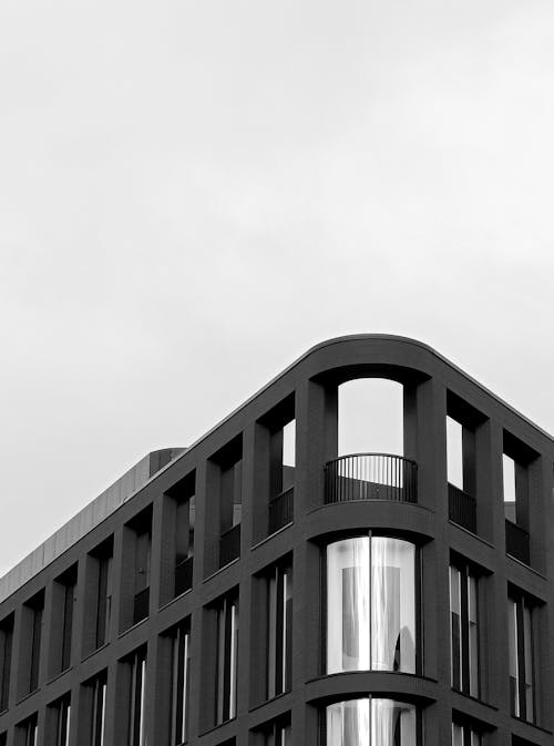 건물, 도시의, 블랙 앤 화이트의 무료 스톡 사진