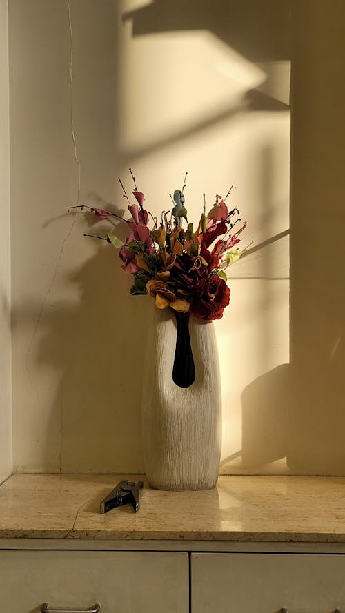 Still Life with a Dry Bouquet in a Vase