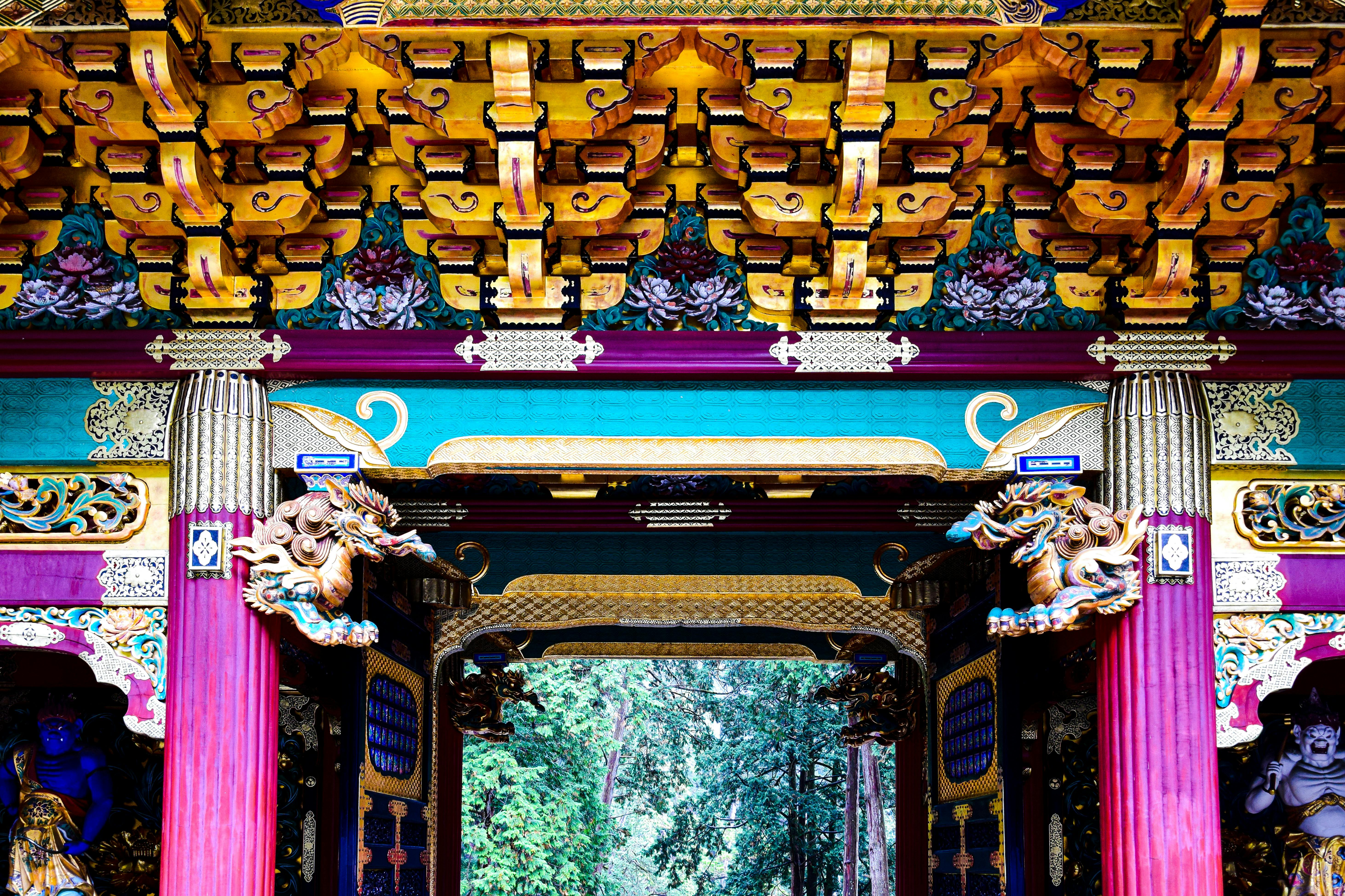 7 Breathtaking Best Day Trips from Tokyo You Can't Miss Toshogu Shrine Nikko golden temple ornate decorations day trip from Tokyo