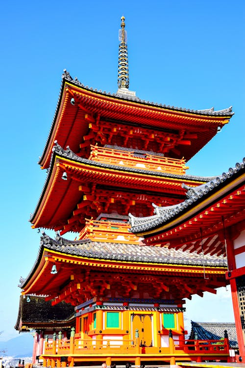 Pagoda in a Temple in Kyoto 