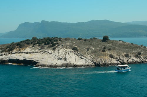 Foto profissional grátis de aerofotografia, amasra, barco