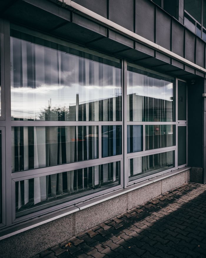 Commercial glass interior project