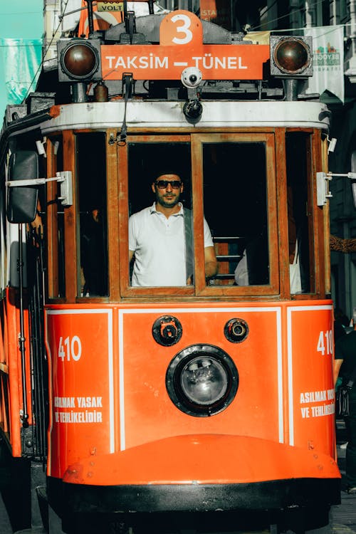 A Tram in a City