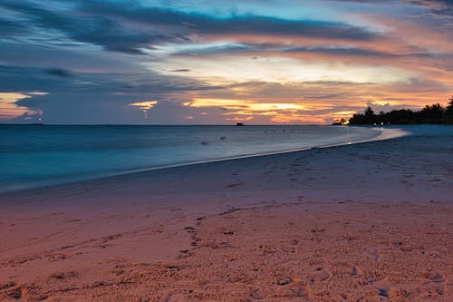 ビーチ, 地平線, 夕方の無料の写真素材