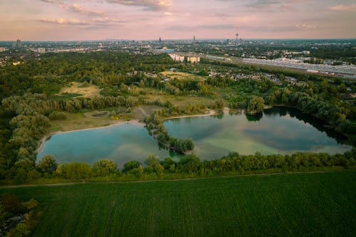 คลังภาพถ่ายฟรี ของ ฉัน ginsterpfad, ทิวทัศน์เมือง, บ่อ