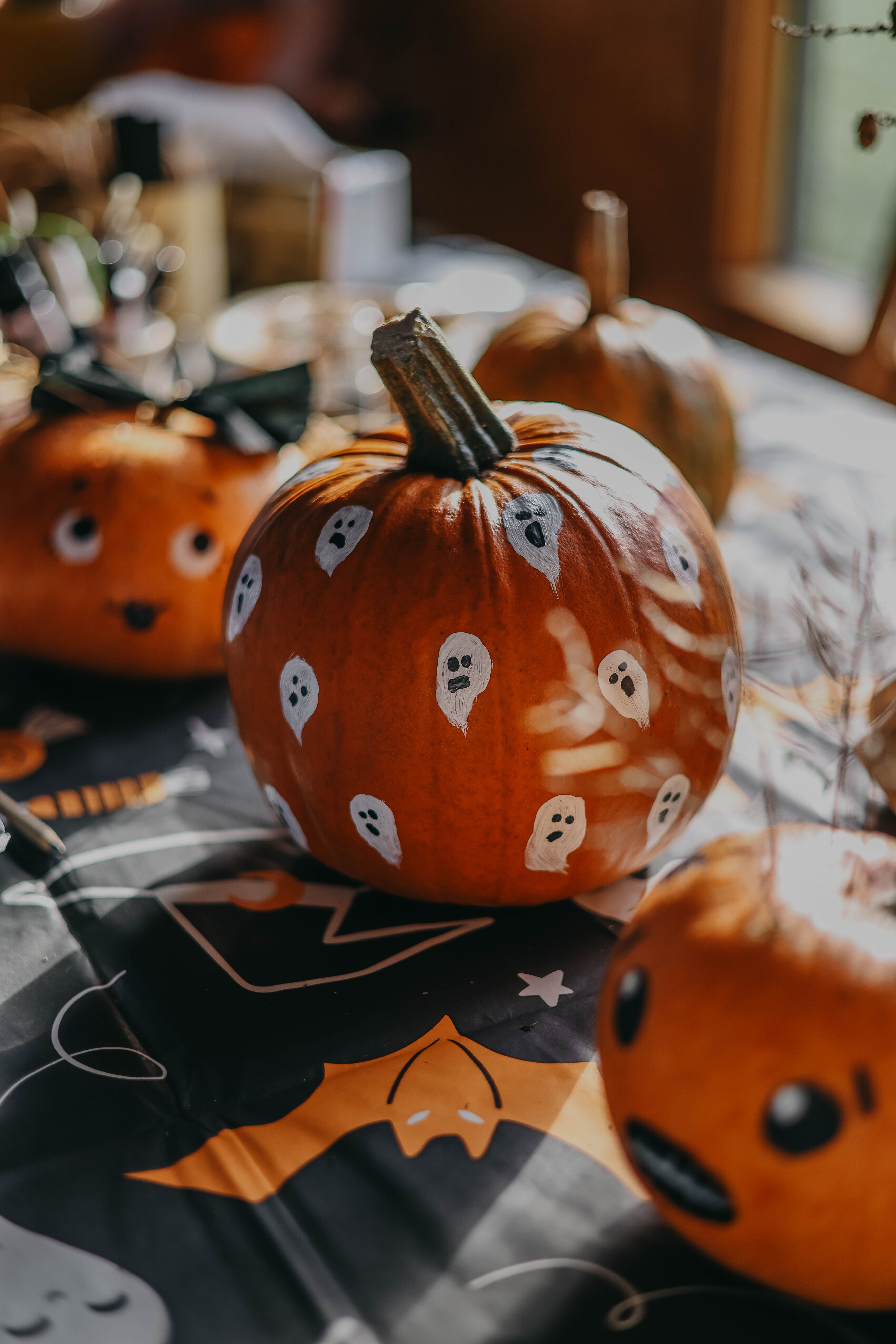Painted Halloween Pumpkins · Free Stock Photo