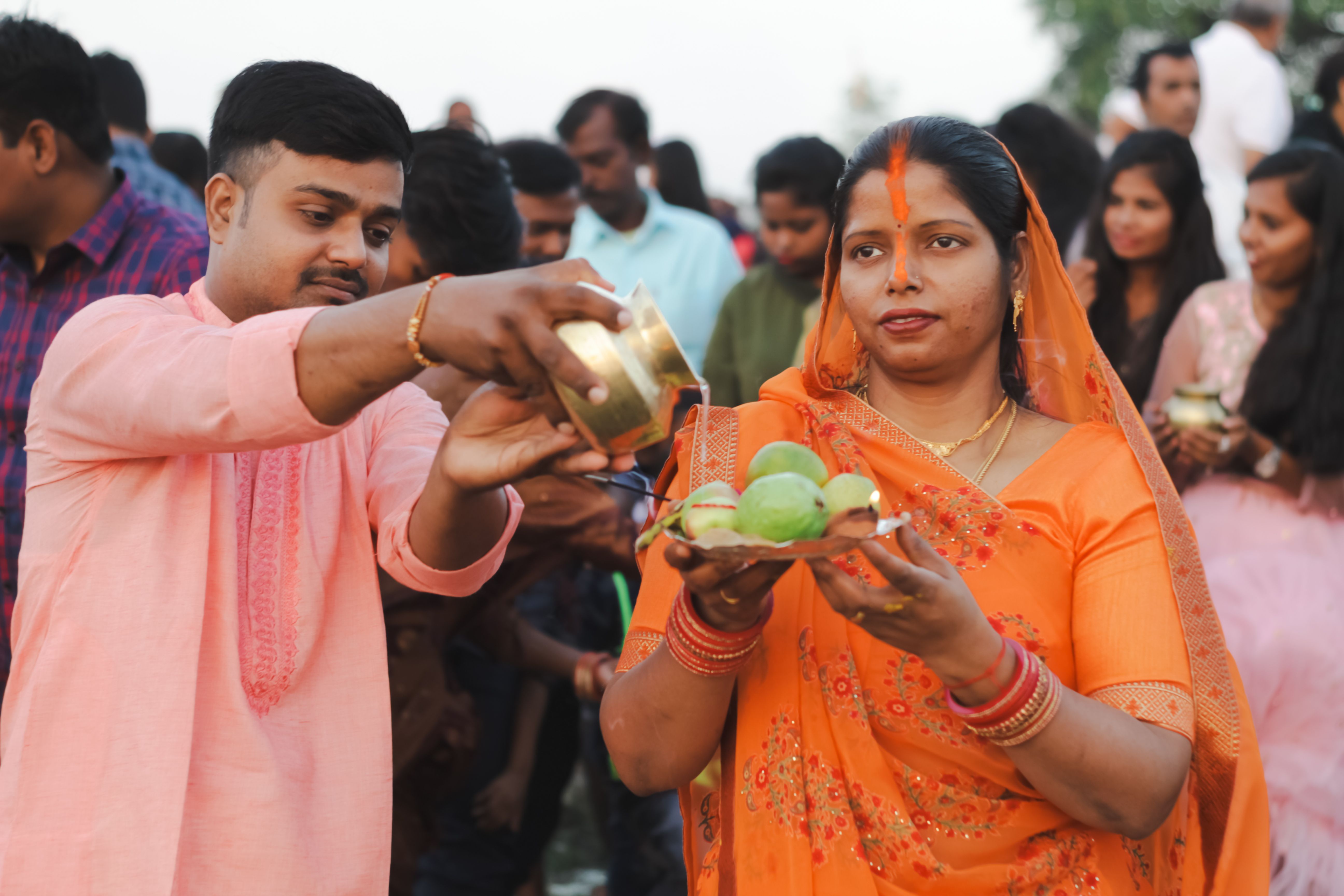 People Celebrating Outdoors Free Stock Photo