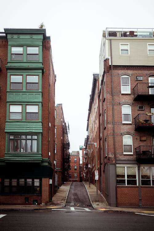 Street between Blocks in Charleston District, in Boston
