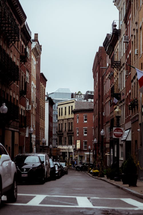 Foto d'estoc gratuïta de blocs residencials, boston, carrer